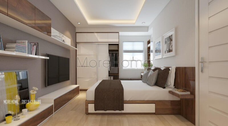 Giường ngủ chung cư gỗ công nghiệp Giường ngủ chung cư gỗ công nghiệp