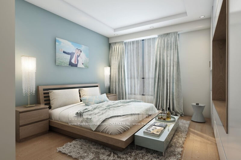 Giường ngủ chung cư hiện đại Giường ngủ chung cư hiện đại