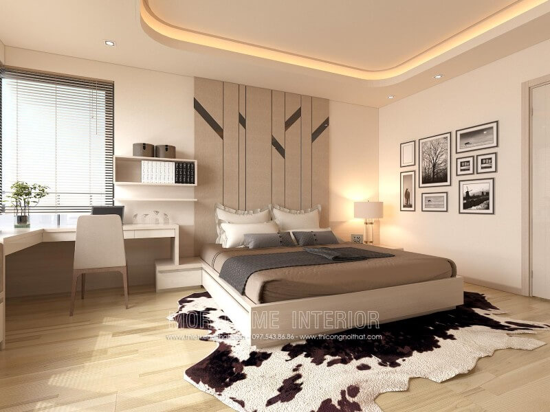 Hình ảnh mẫu giường ngủ bệt sang trọng và đầy ấn tượng