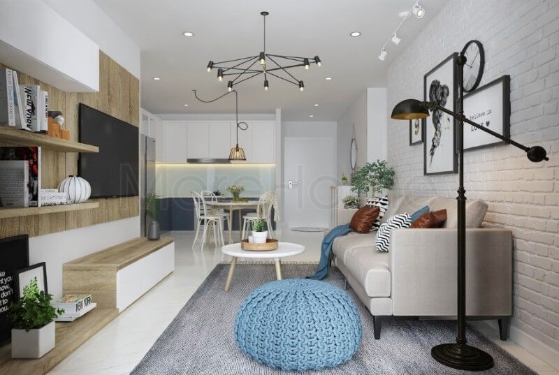 Mẫu thiết kế nội thất chung cư Vinhomes cao cấp phong cách Scandinavia đẹp