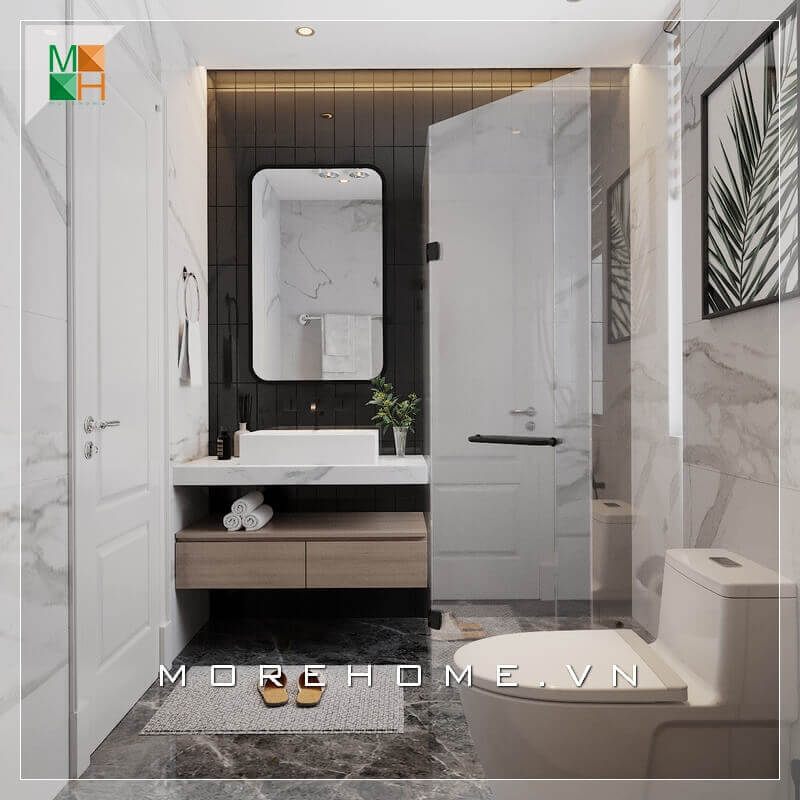 Mẫu thiết kế phòng tắm phong cách hiện đại cho chung cư, nhà phố, biệt thự