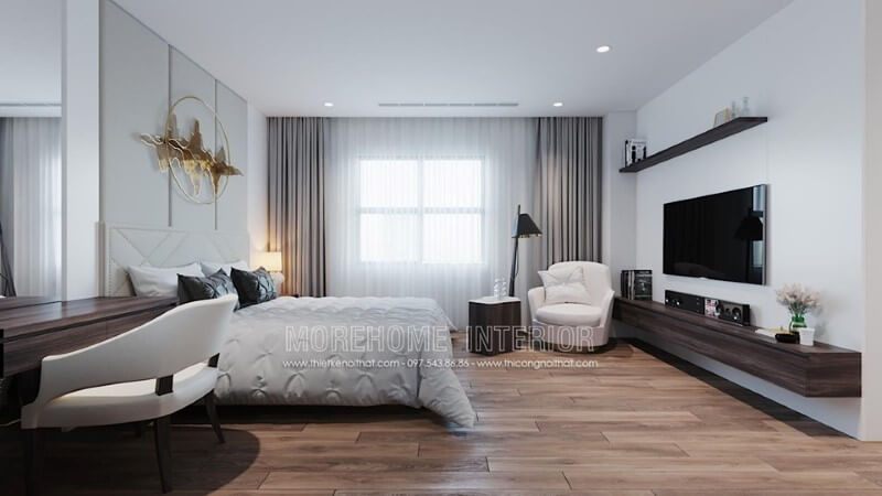 Lựa chọn Sàn gỗ đẹp cho phòng ngủ với vân gỗ ấn tượng