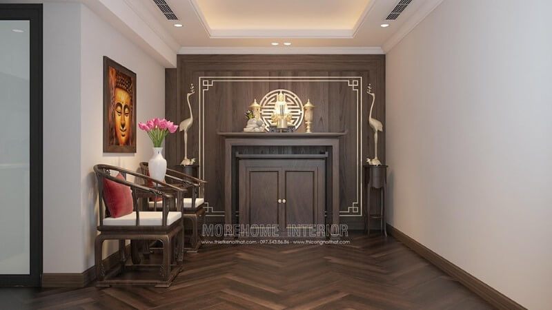 Morehome sản xuất trực tiếp các tủ thờ gỗ hiện đại.